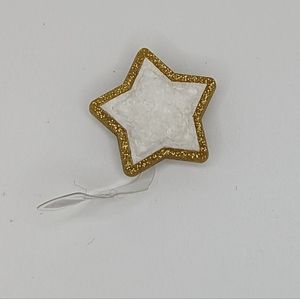 Jibbitz Cloth Sparkly Star Croc Charm